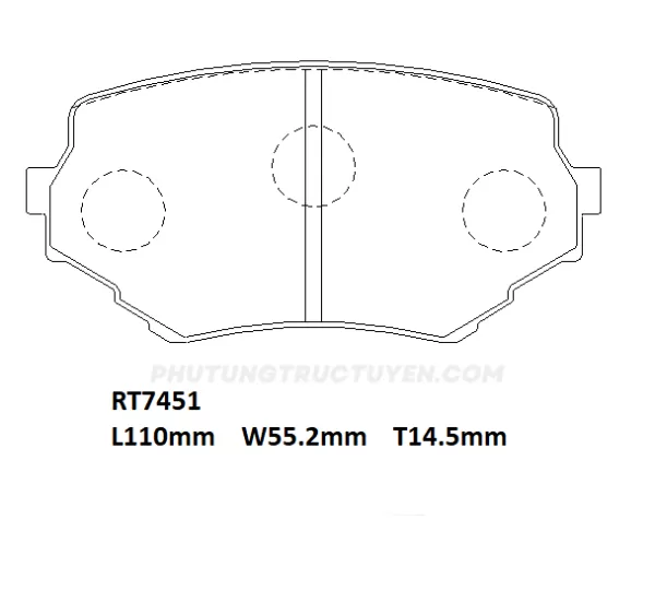 Bố thắng trước SUZUKI VITARA 98-04 D9024 - Bộ