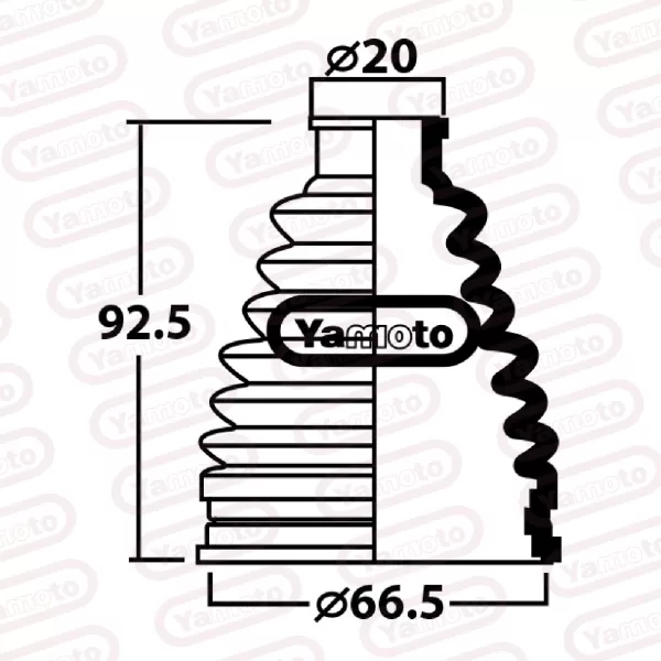 Chụp bụi láp ngoài Daewoo Matiz, 04429-12030/44017-TV1-G00, RTA1-22-530 - Hình ảnh 2