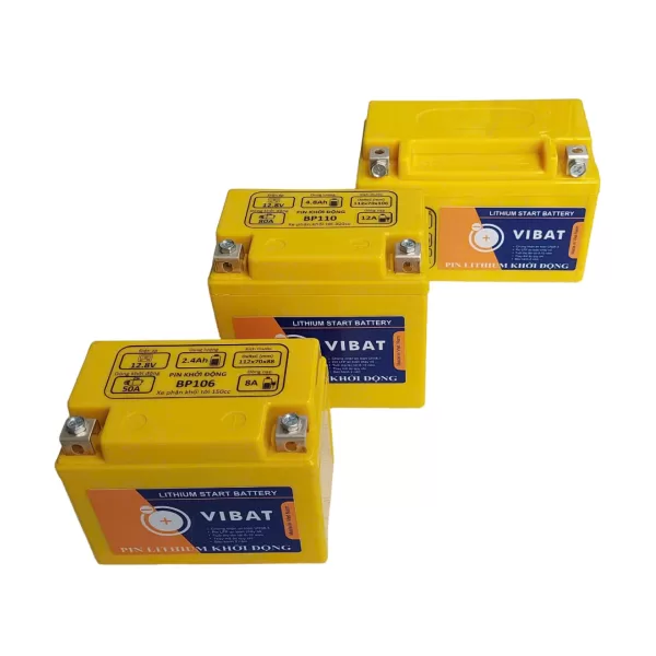 Pin Khởi Động Lithium VIBAT dành cho mô tô xe máy - Hình ảnh 4