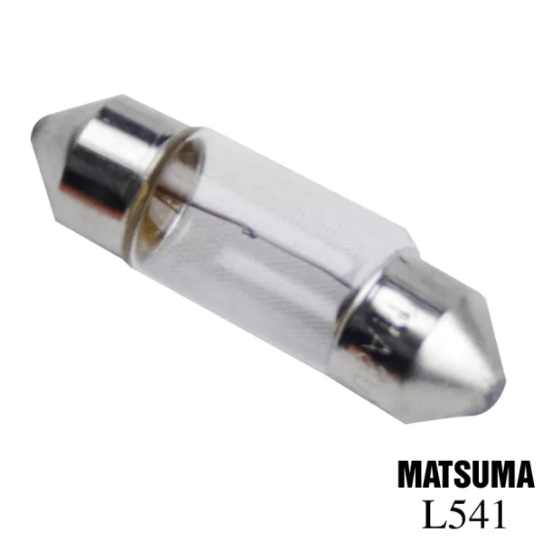 Bóng đèn Halogen chân cài ngang T10 dài 31mm 12V 10W trần soi biển số - Hình ảnh 3