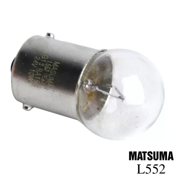 Bóng đèn Halogen chân G18 24V-10W 1 tóc xin nhan - xương mù - Hình ảnh 3