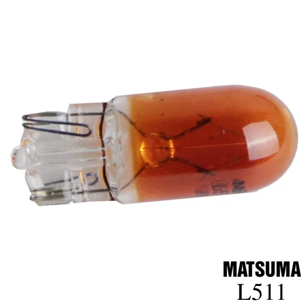 Bóng đèn Halogen chân cắm T10 12V-5W xin nhan - đèn lăng téc màu đỏ