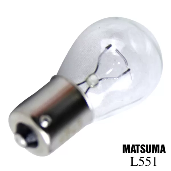 Bóng đèn hậu Halogen chân cài đơn S25 12V 21W 1 tóc - Hình ảnh 2
