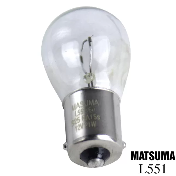 Bóng đèn hậu Halogen chân cài đơn S25 12V 21W 1 tóc