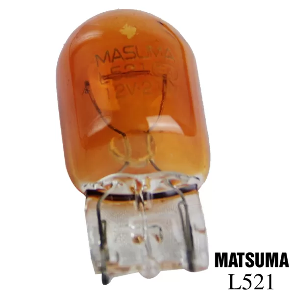 Bóng đèn Halogen chân cắm đơn T20 12V-21W 1 tóc màu đỏ