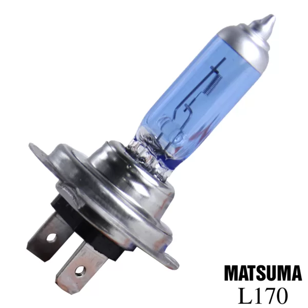Bóng đèn pha Halogen chân H7 12V-55W trắng xanh - Hình ảnh 2