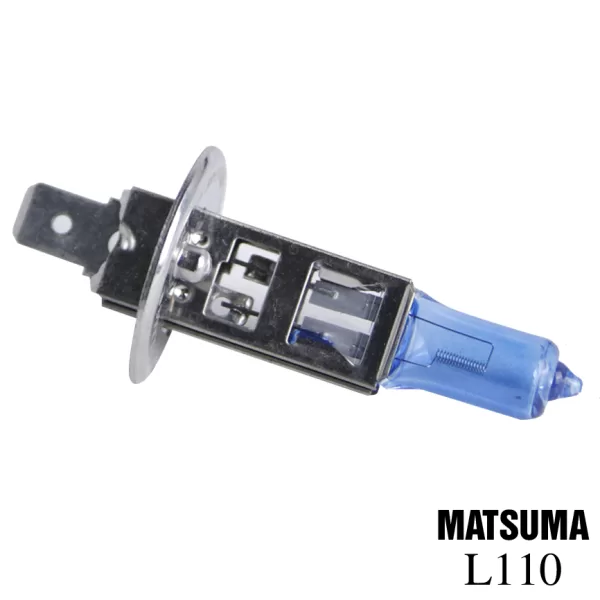 Bóng đèn pha Halogen chân H1 12V-55W trắng xanh
