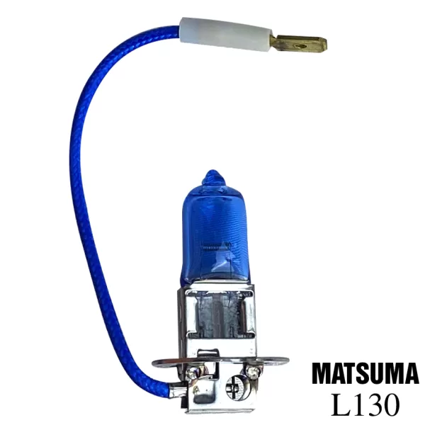 Bóng đèn pha Halogen chân H3 12V-55W trắng xanh