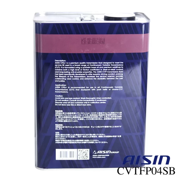 Nhớt hộp số tự động CFEx+ CVT 4 Lít - Hình ảnh 2