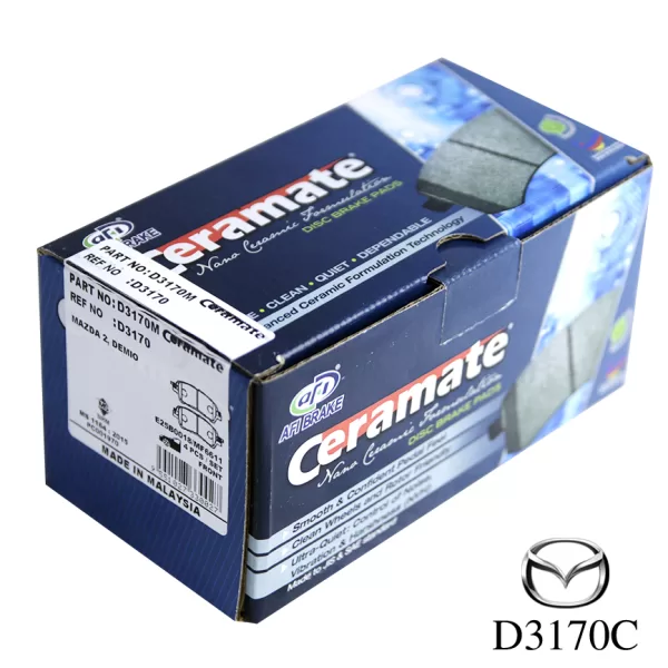 Bố thắng trước Mazda2 Skyactive D8622; D3822; PN5816; SP1974 (Bộ) - Ảnh 2