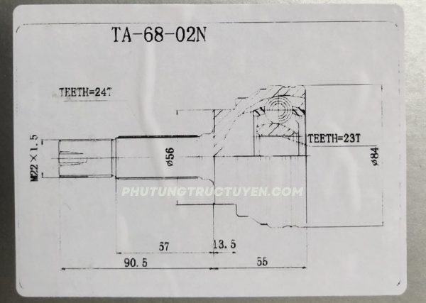 Đầu láp ngoài VIOS 03-07 - Cái - Hình ảnh 5