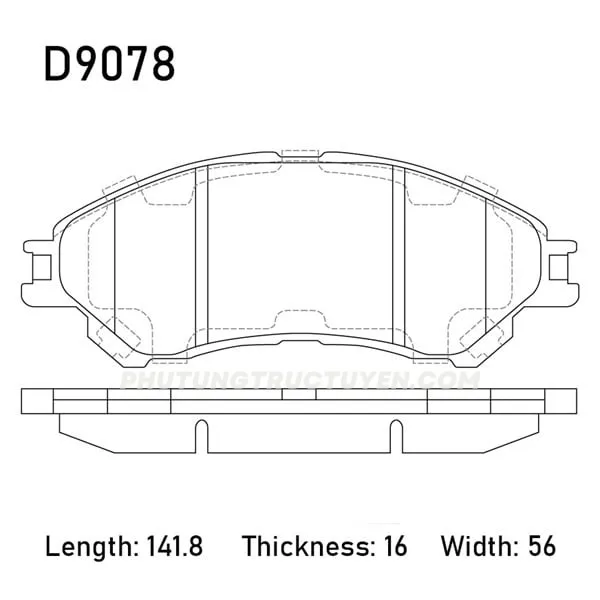 Bố thắng trước Xpander, Suzuki Vitara 2020 D9078 - Bộ - Hình ảnh 4