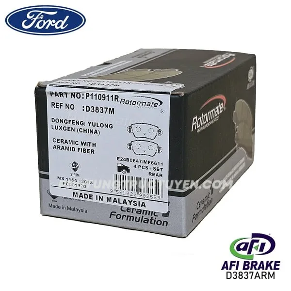 Bố thắng sau Mondeo 2005; Luxgen SP2031; DK8260 - Bộ - Hình ảnh 4