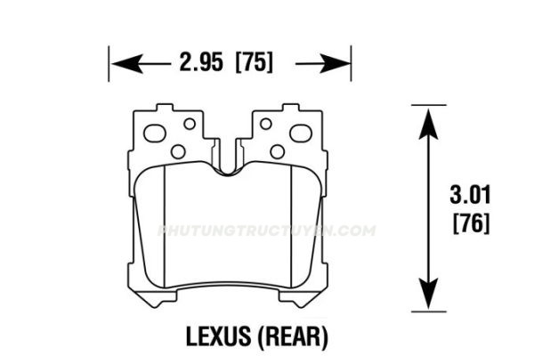 Bố thắng sau LEXUS Lh460 - Hình ảnh 3