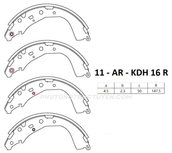 Bố càng sau HIACE 2016 nóc cao, Hilux 17, FN0686, K21227 - Bộ - Hình ảnh 5