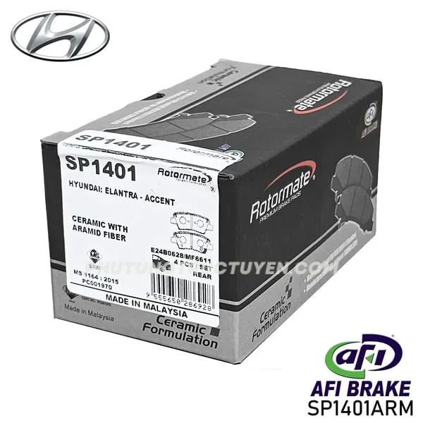 Bố thắng sau Accent 2011, forte, Rio 13 -; Tucson 2015->; K3; Elantra; Sonata 14~; Cerato 15~; Soluto; PN0538 - Bộ - Hình ảnh 4